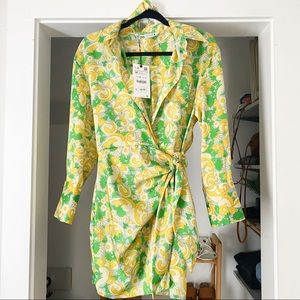 ZARA Printed Dress with Headband